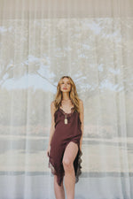 Vestido Renda Chocolate